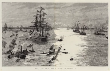 Die Jubiläumsflottenparade bei Spithead